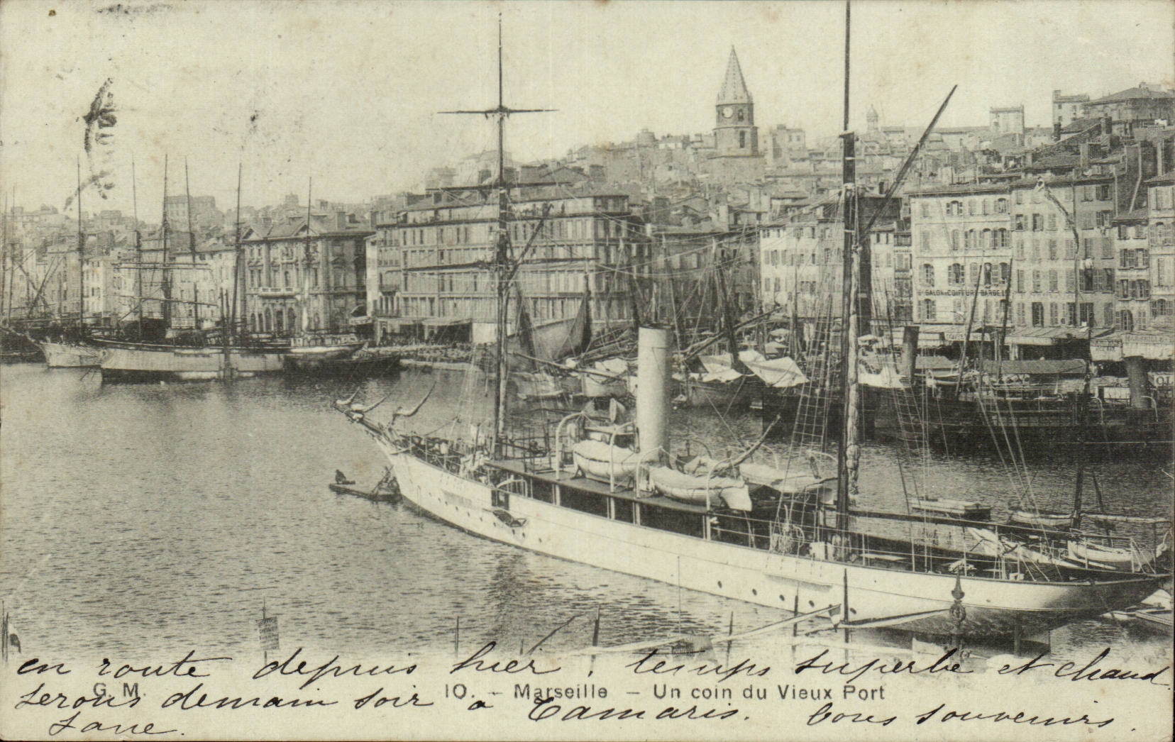 CPA Marseille Un coin du vieux port 