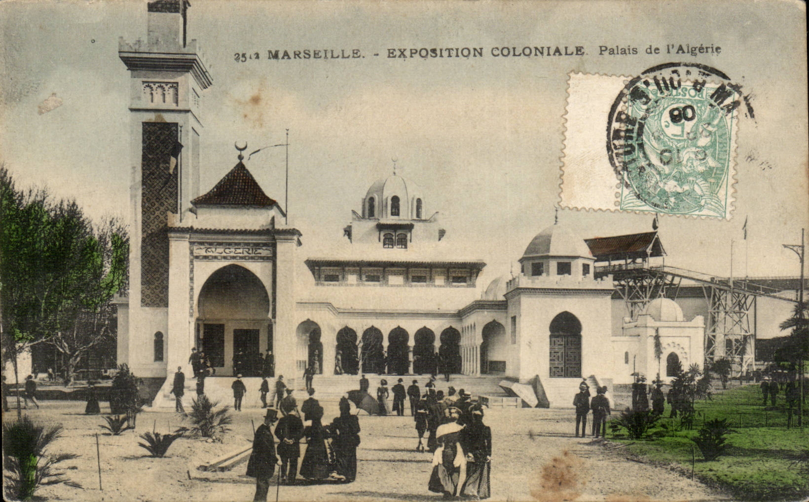Marseille - Exposition Coloniale. Palais de l'Algérie — éditeur inconnu, n° 25.12