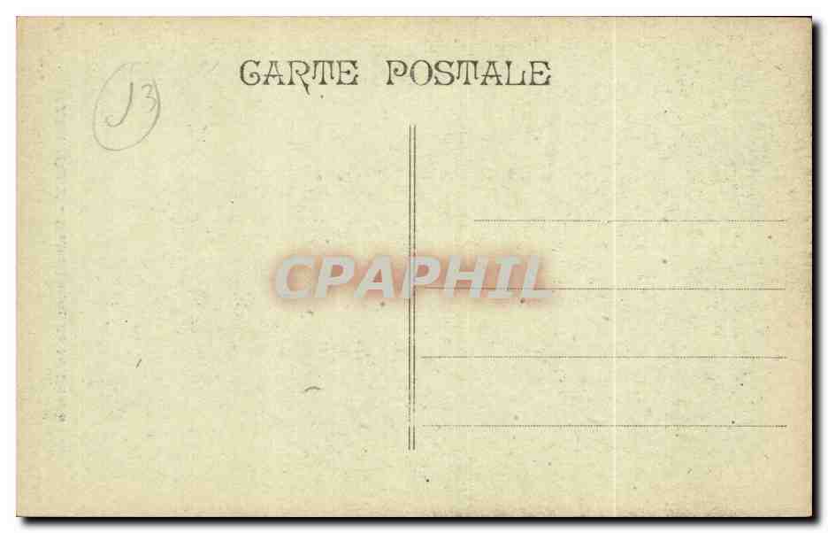 Marseille CPA Notre Dame de la Garde — Rückseite