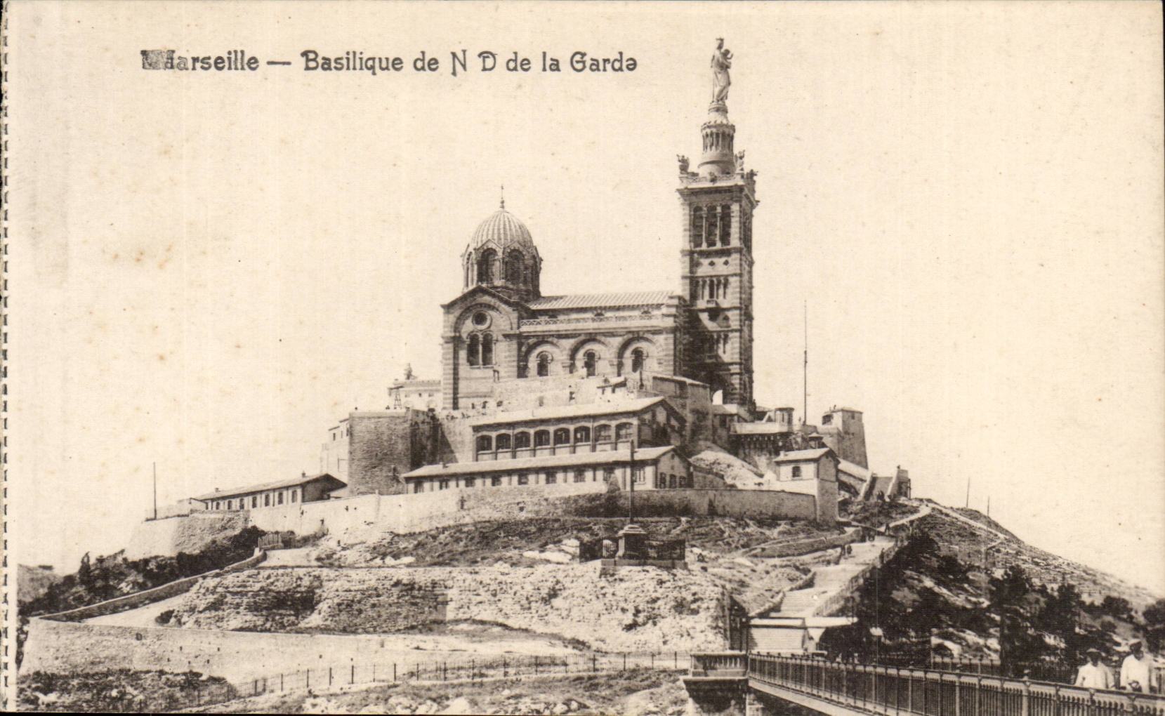 Marseille CPA Basilique de ND de la Garde