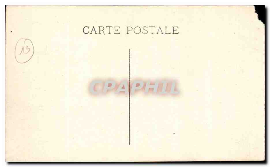 Marseille CPA Rue de la Republique — Verso