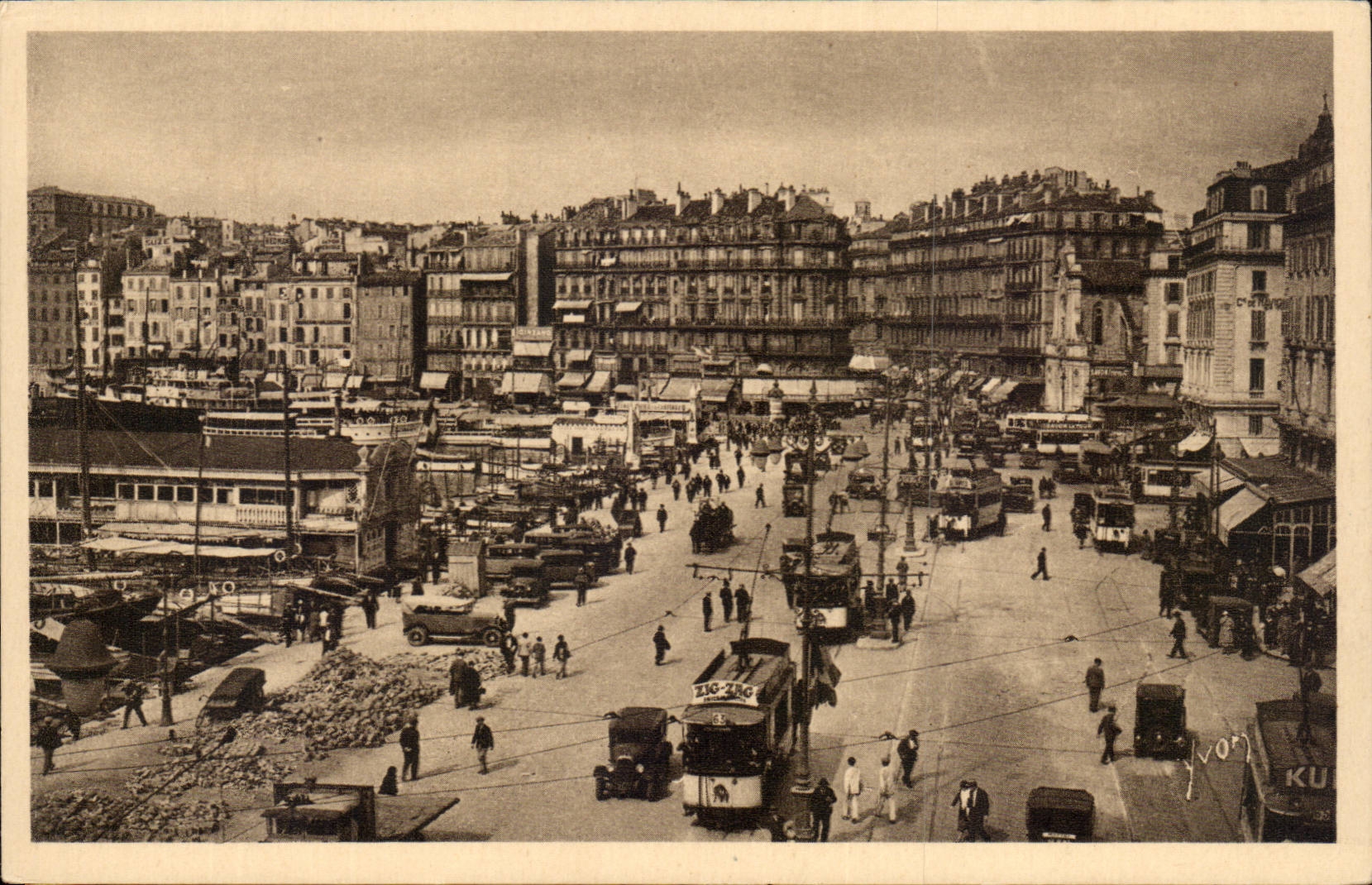 Marseille CPA Quai des Belges