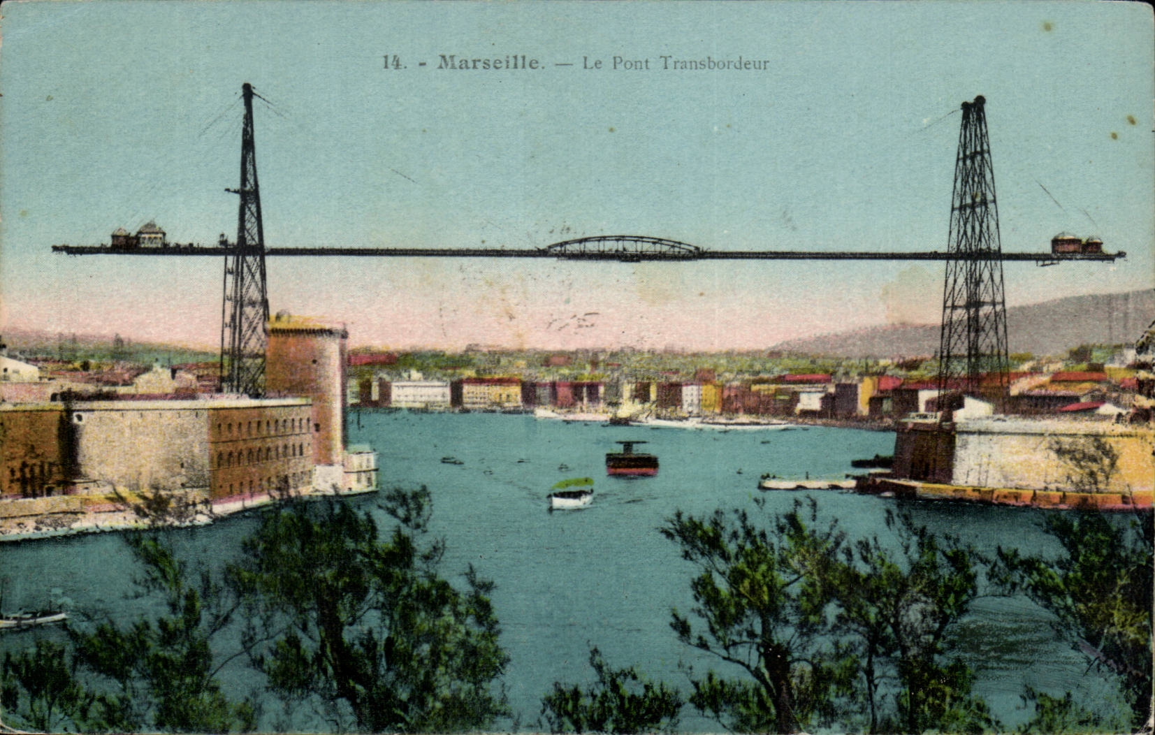 Marseille CPA le pont transbordeur