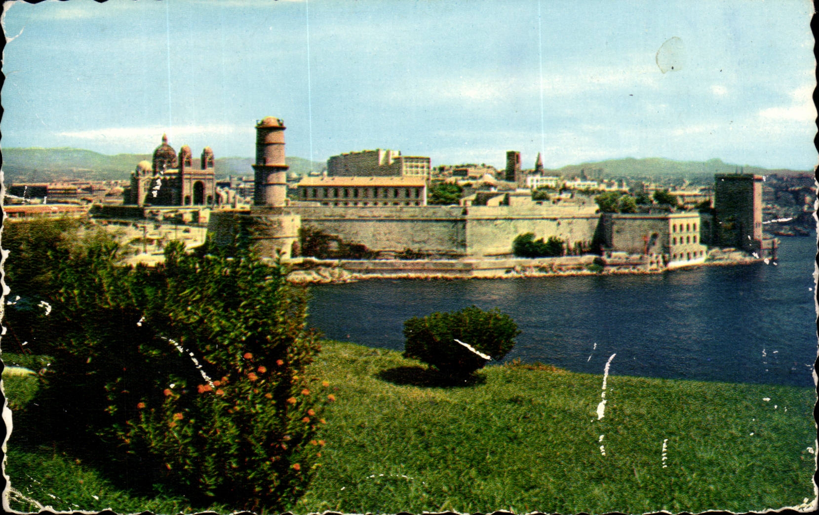 Die Kathedrale und das Fort Saint-Jean — Marseille — Editions J. & Dolaisio