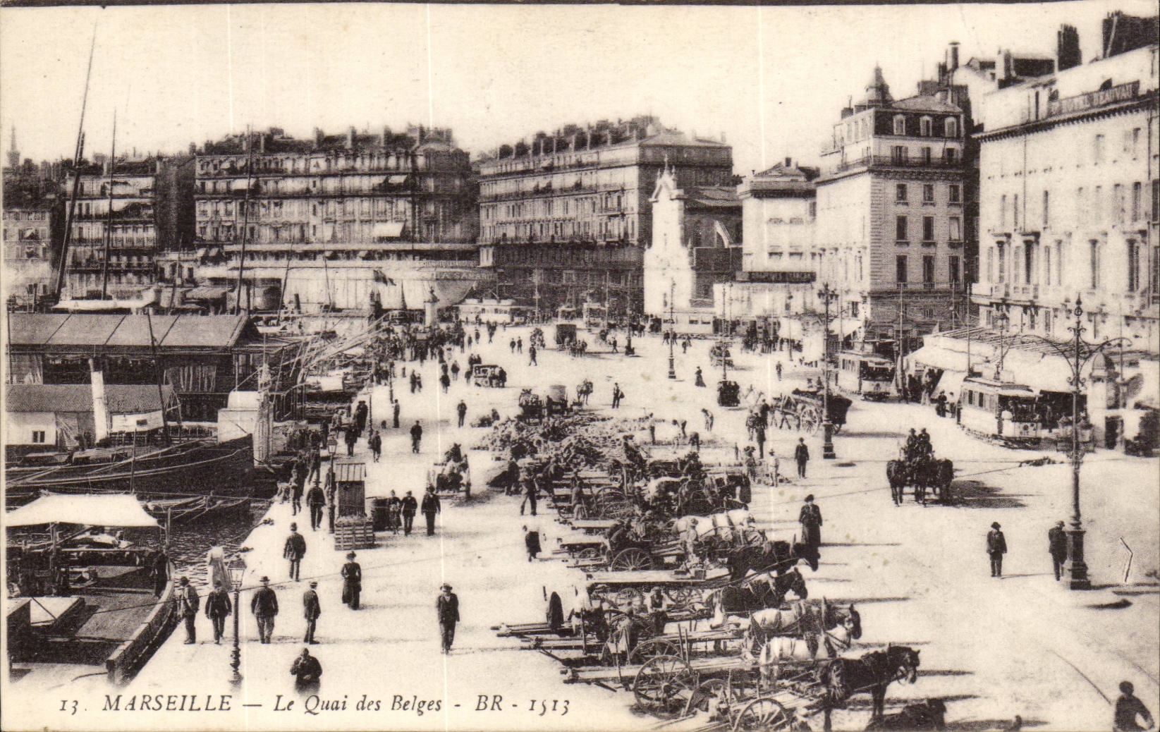 Marsella — El Quai des Belges — BR - 1513