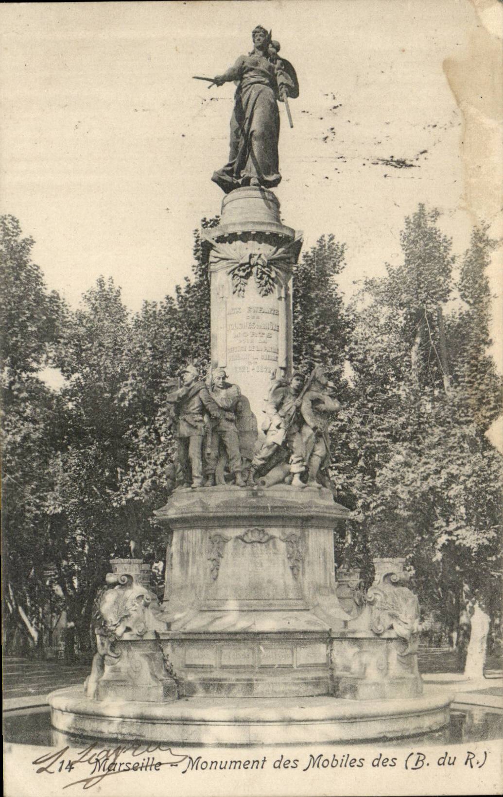 Marseille - Monument des Mobiles des B R - CPA 
