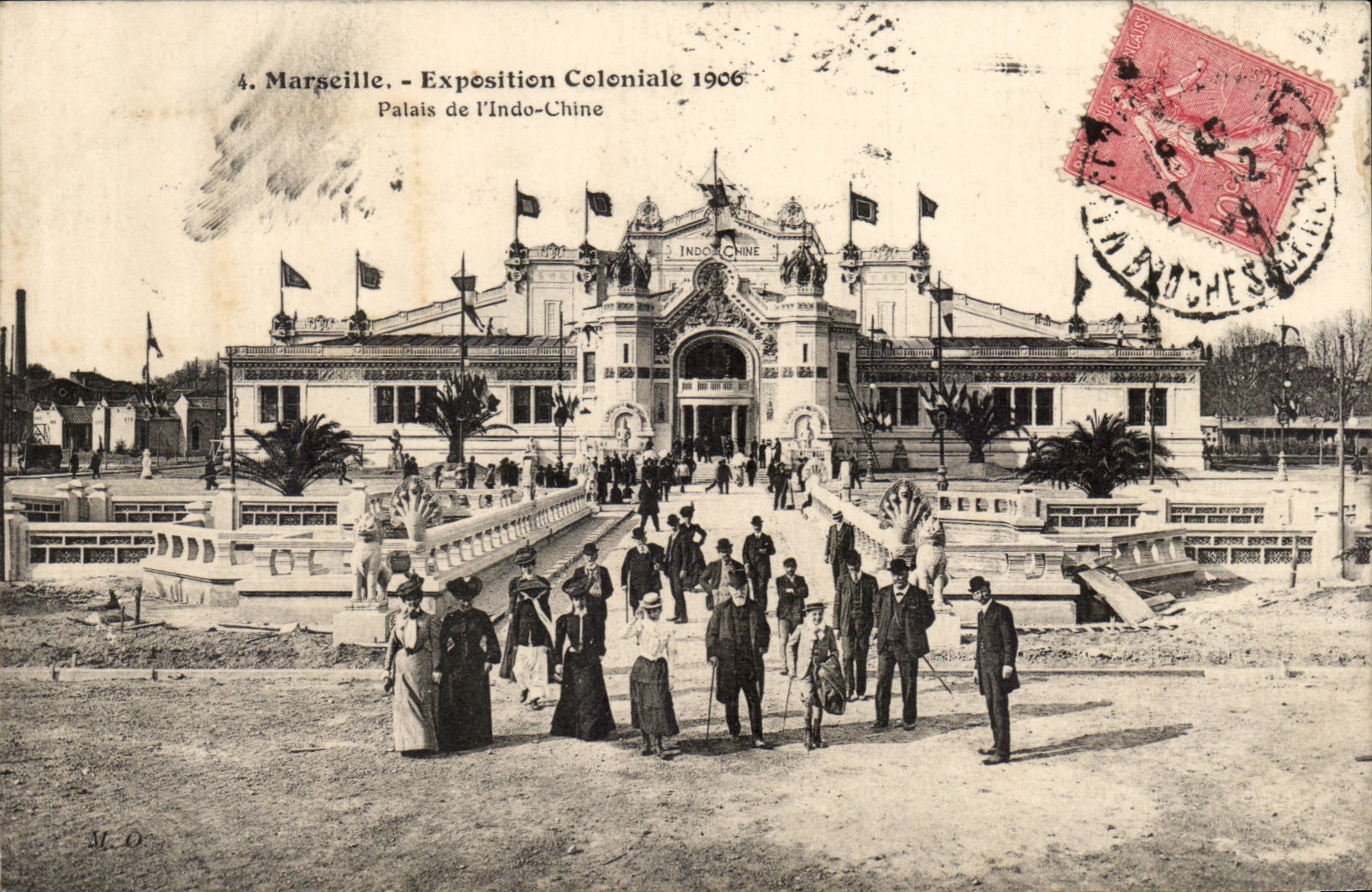 Marseille - Exposition Coloniale 1906 - Palais de l'Indo-Chine