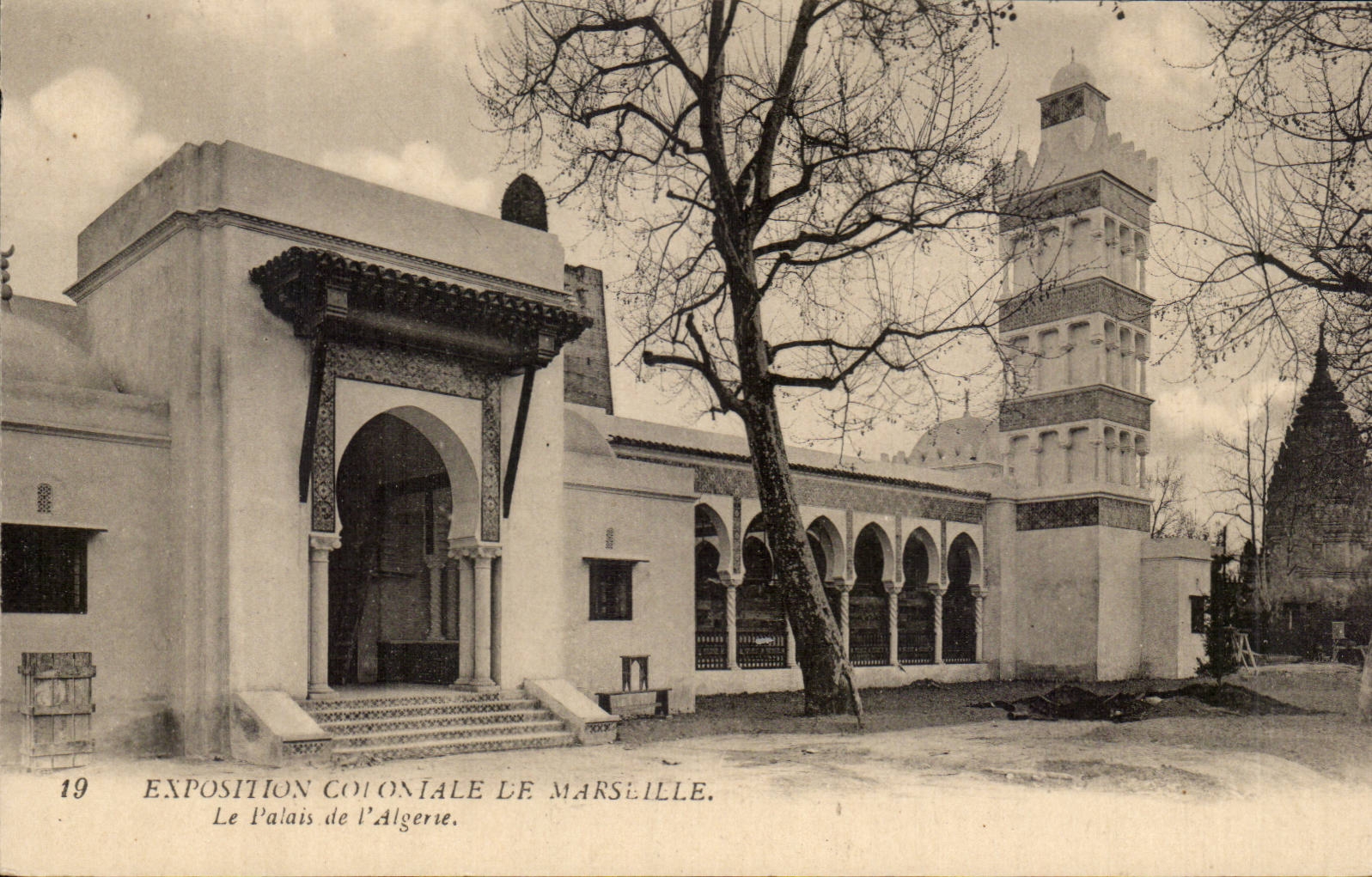 Marseille - Exposition Coloniale de Marseille - Le Palais de l'Algerie - CPA 