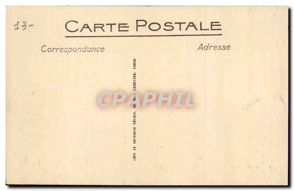 Marseille - Exposition Coloniale de Marseille - Le Palais de l'Algerie - CPA  — Rückseite