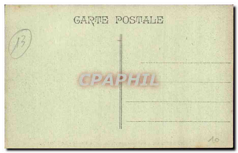 Marseille - Ascenseurs N.-D. de la Garde - Le Départ — Verso