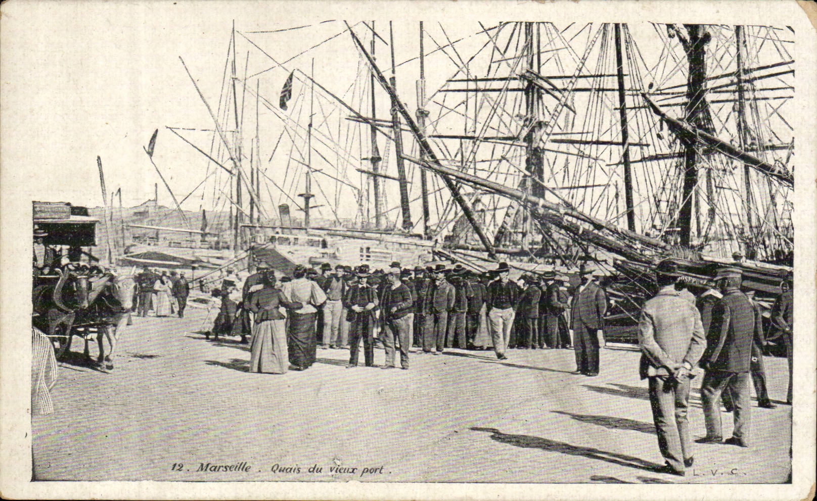 Marseille — Quais du vieux port — L.V.C. n°12