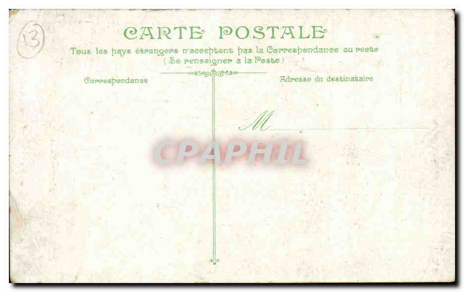 Marseille — Quais du vieux port — L.V.C. n°12 — Verso