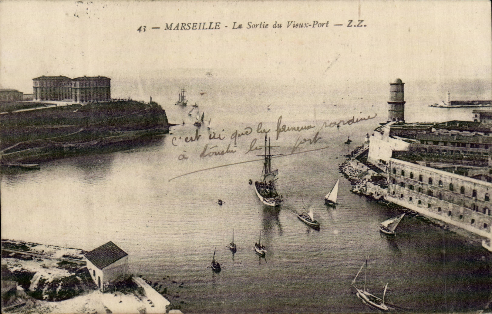 Marseille - La Sortie du Vieux-Port — Z.Z. — n°43