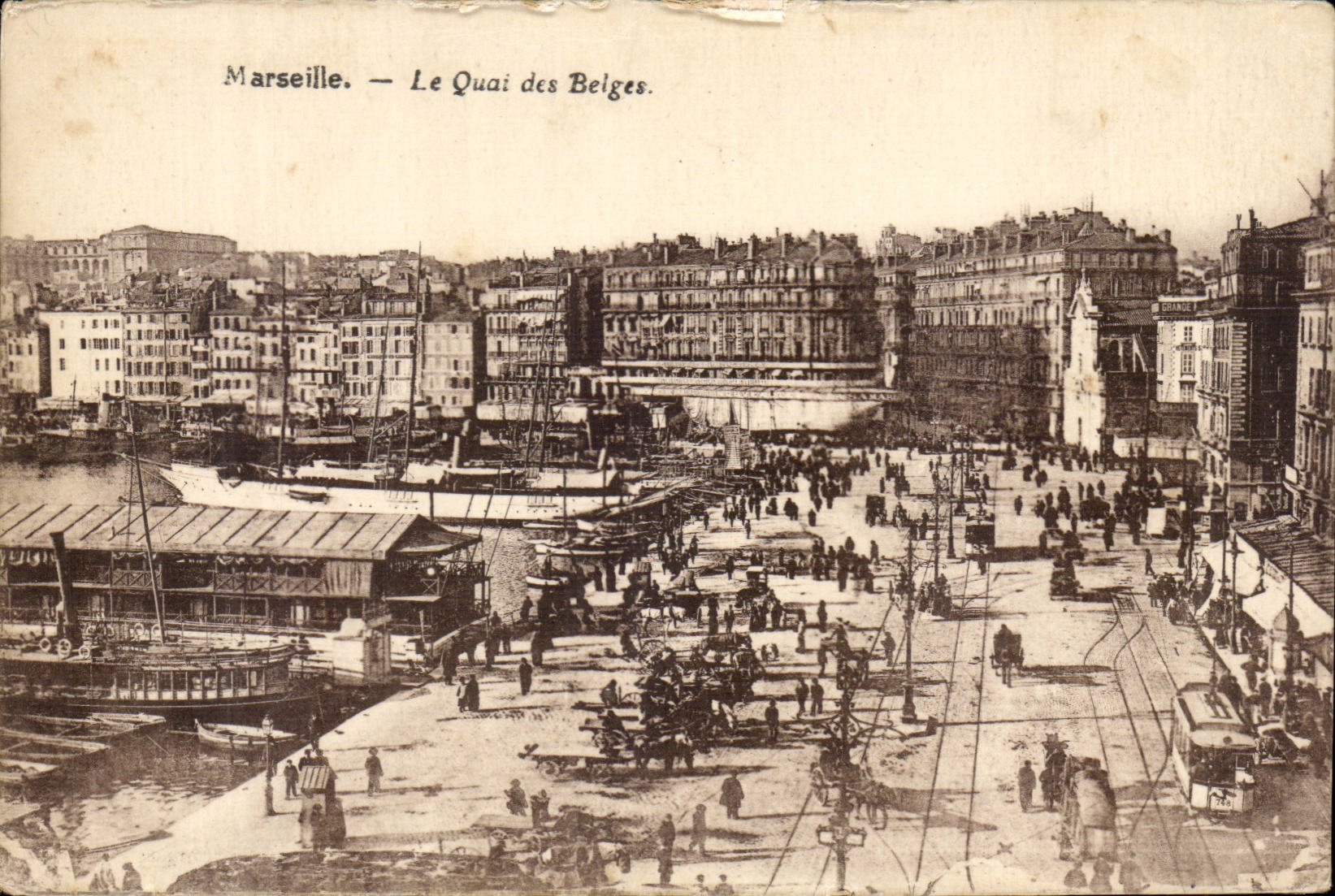 Marseille CPA Quai des Belges
