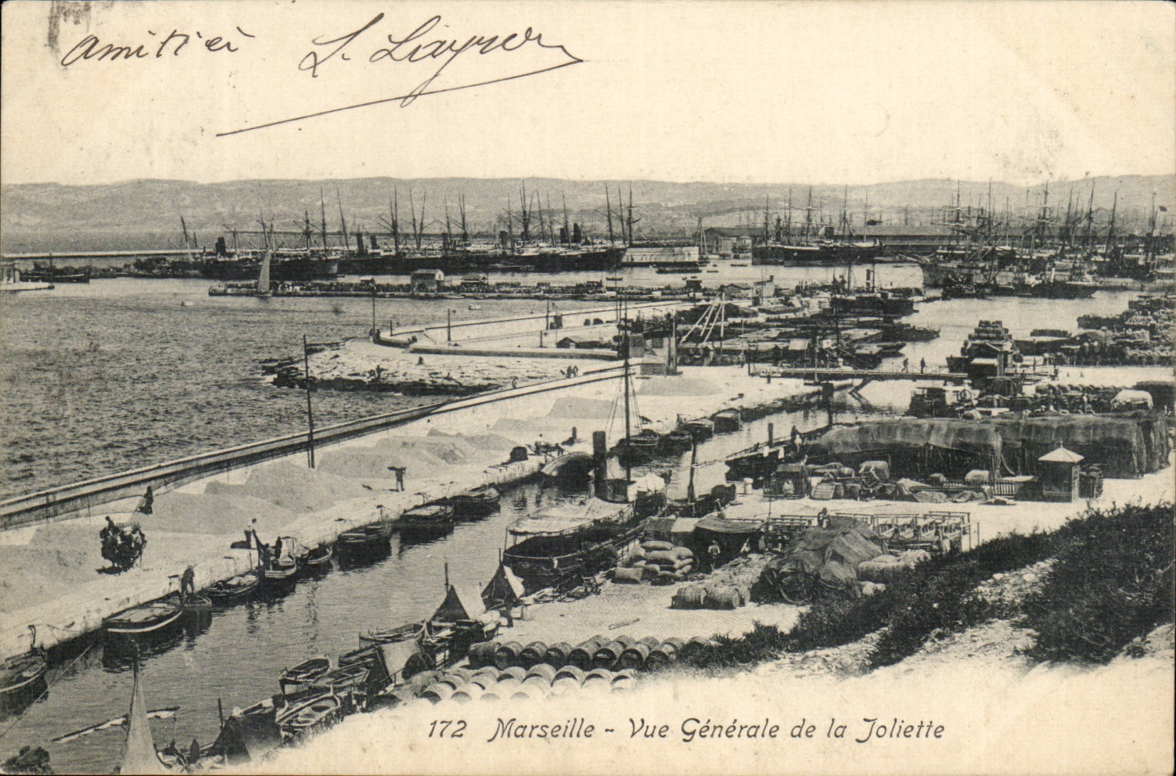 Marseille - Vue Générale de la Joliette — éditeur inconnu, n° 172