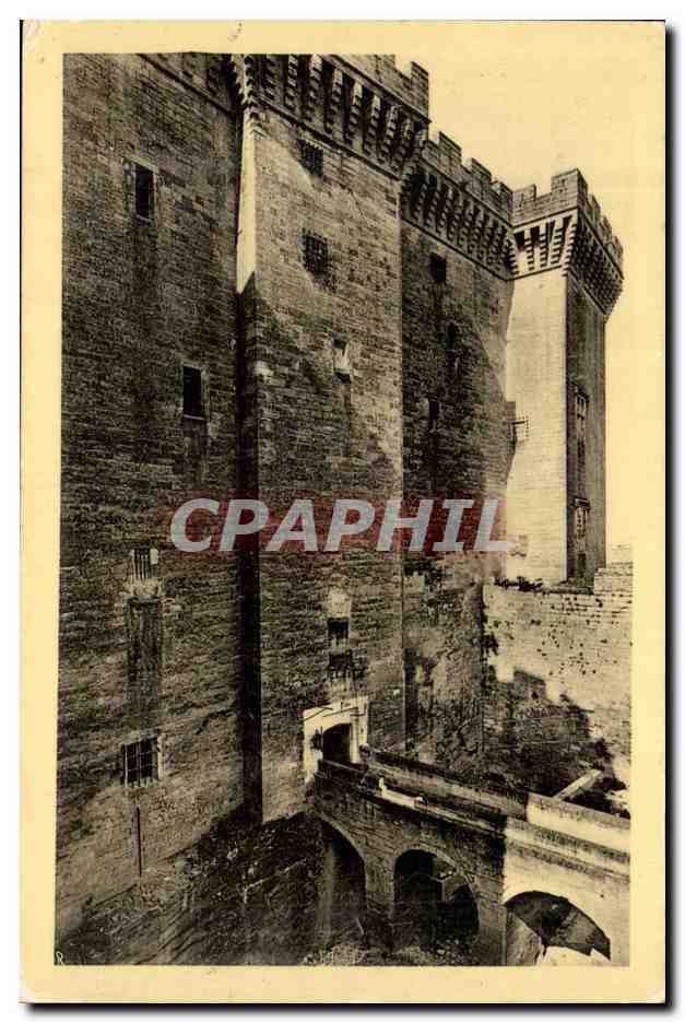 CPA Chateau de Tarascon Face nord entree du chateau