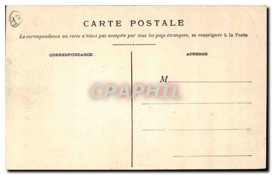 CPA Vue du pont suspendu sur le Rhone a Tarascon  — Rückseite