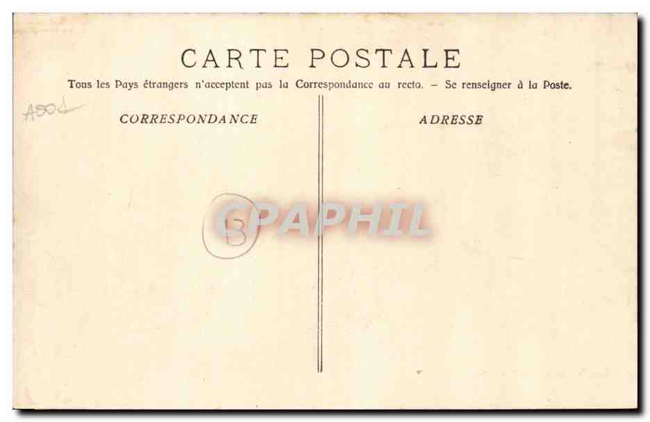 Trets CPA Hotel de ville (enfants) — Rückseite