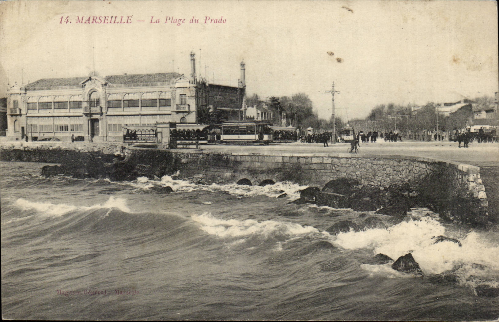 Marseille CPA La plage du Prado