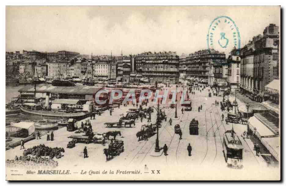 Marseille — Le Quai de la Fraternité — CPAPHIL