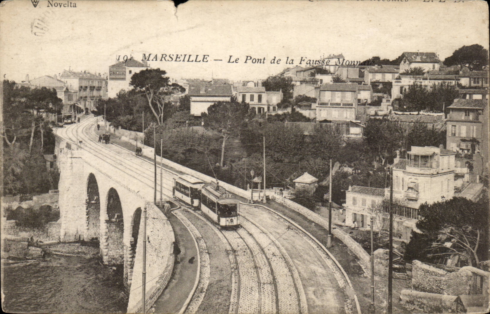 Marseille - Le Pont de la Fausse - CPA 