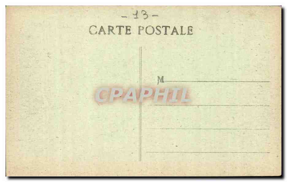Marseille - Rue Cannebiere - CPA  — Verso