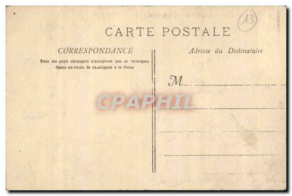 Marseille - Exposition Coloniale - Afrique Occidentale - Cinematographe - CPA  — Rückseite