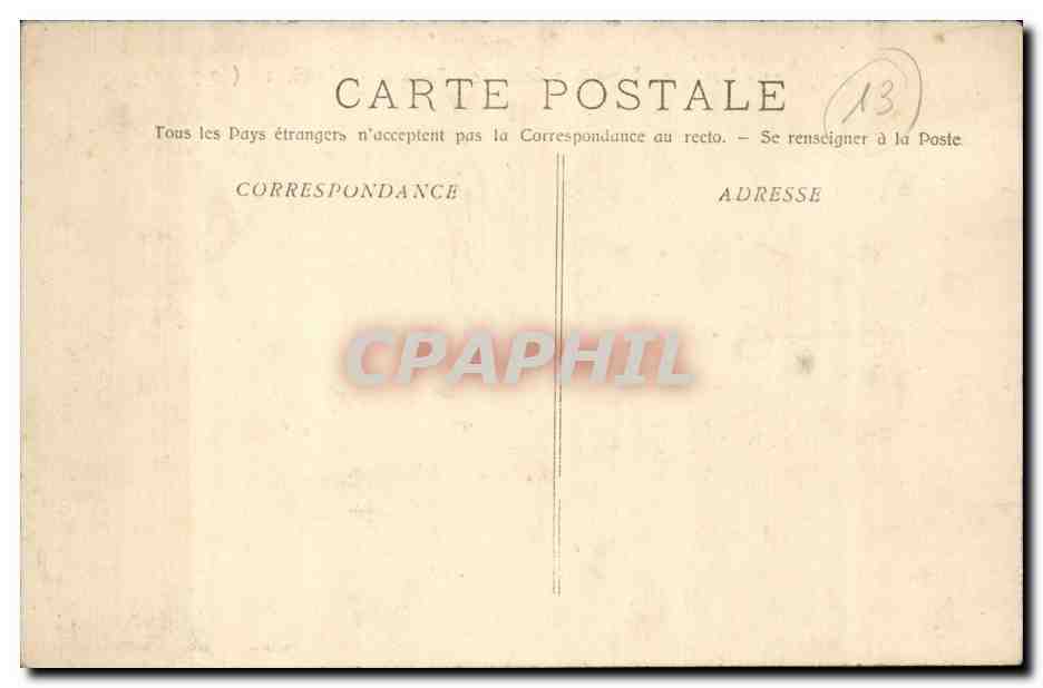 Marseille - Exposition Coloniale - Palais de l'Indo-Chine - (En pousse-pousse) — Verso
