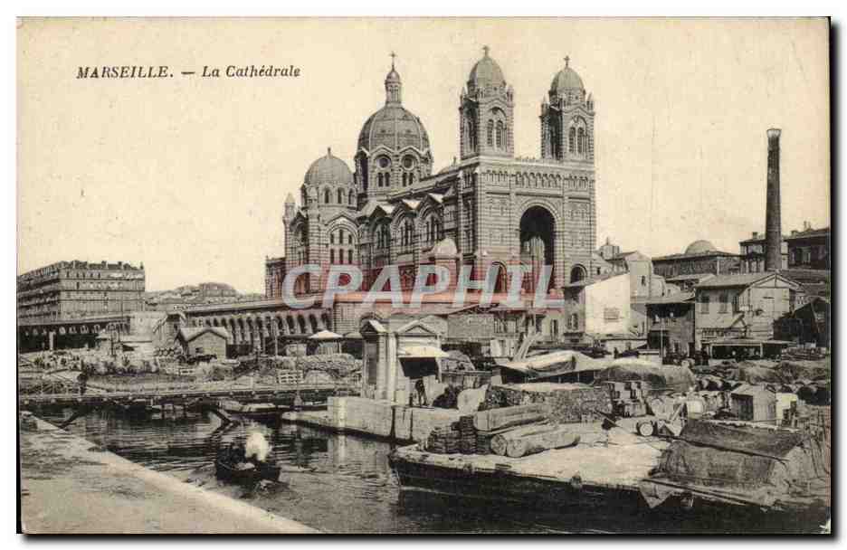 Marseille - La Cathedrale - CPA 