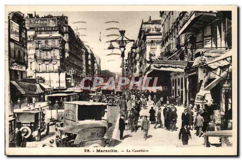 Marseille - La Cannebiere - CPA 