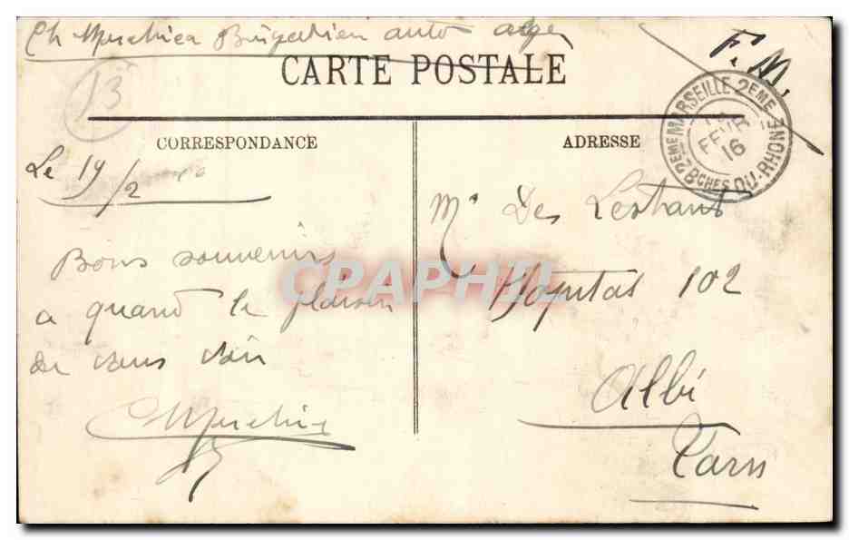 Marseille — Vue générale du Vieux Port — LL, n° 245 — Reverso