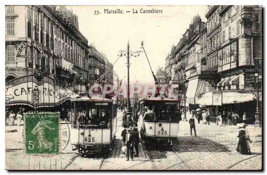 Marseille — La Cannebière — CPM n°55