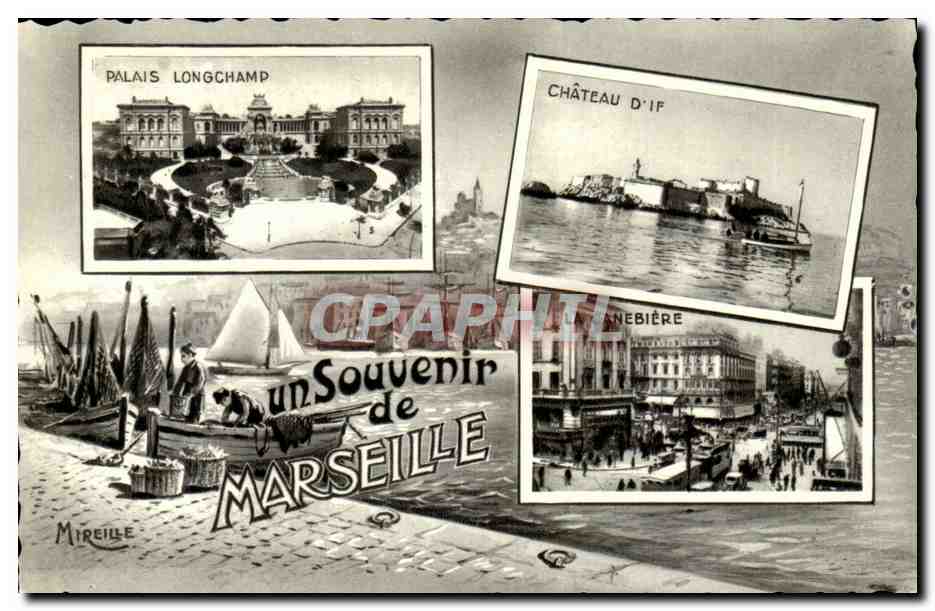 Marseille - Un Souvenir de Marseille - CPA 