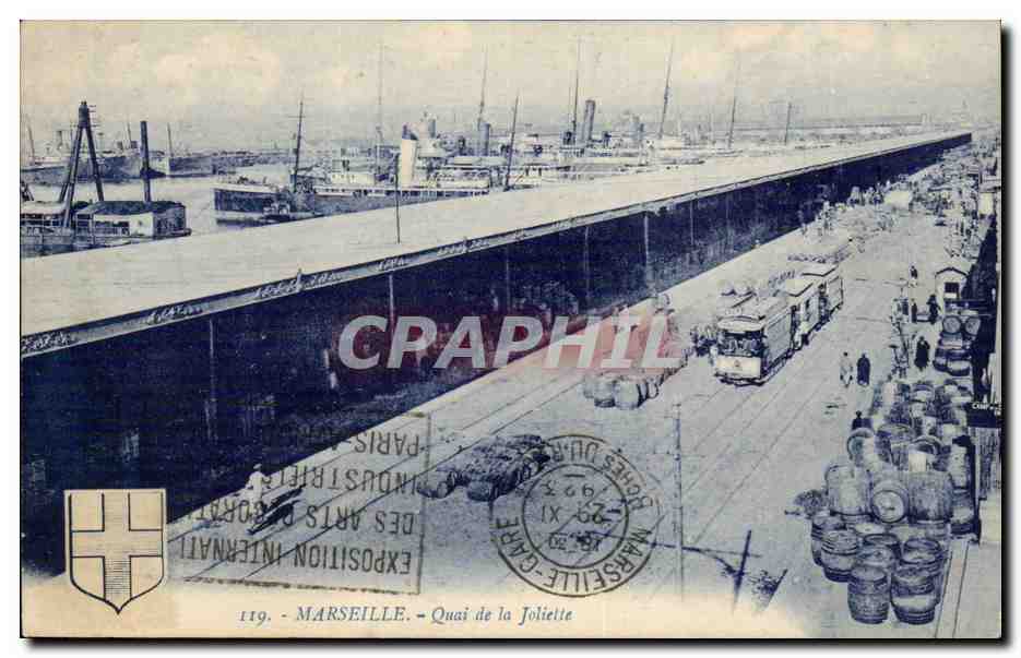 Marseille - Quai de la Joliette - Tonneau - CPA 