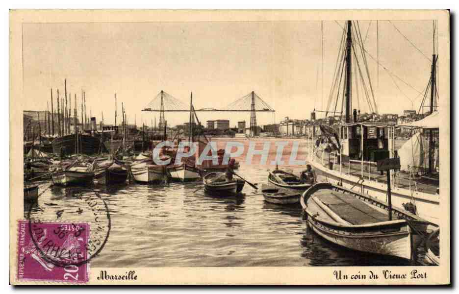 Marseille - Un Coin de Vieux Port - CPA 