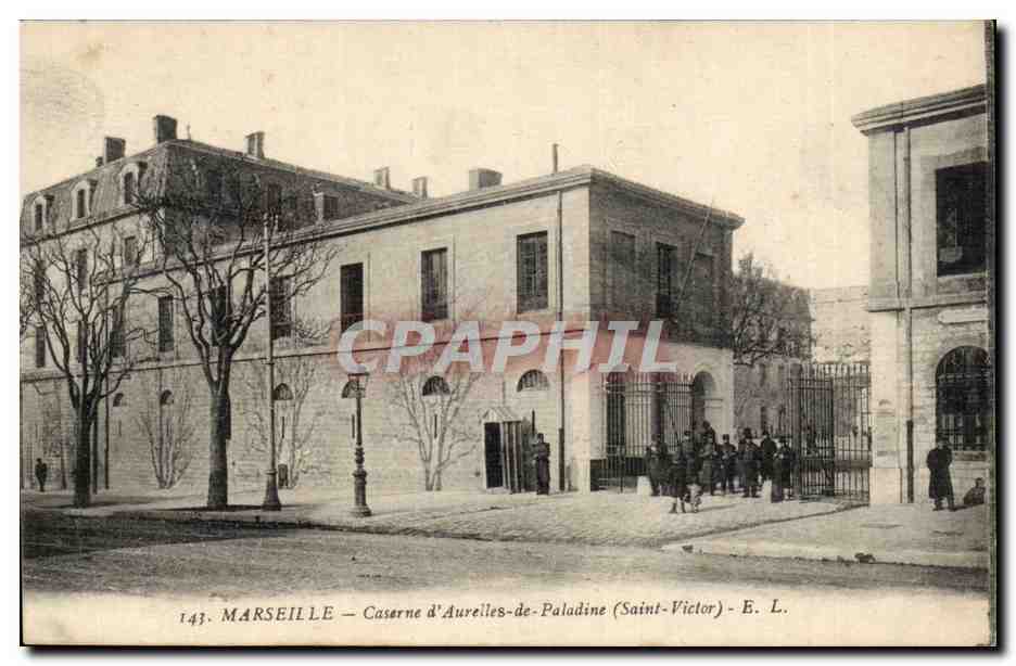 Marseille - Caserne d'Aurelles de Paladine Saint Victor - CPA 