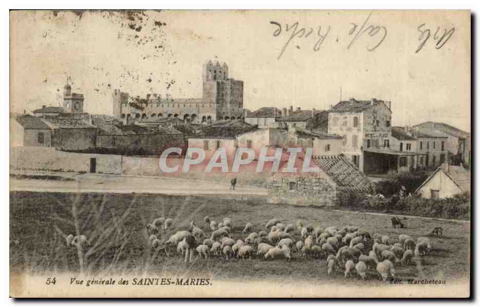 Saintes Maries - Vue Generale - CPA 