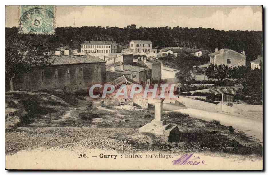 Carry : Entrée du village — série 205 — éditeur Béatrice