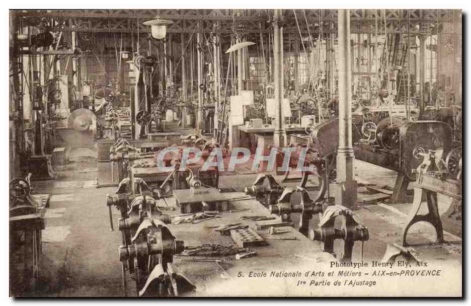 Fitting Workshop — École Nationale d'Arts et Métiers — Aix-en-Provence — Phototypie Henry Ely