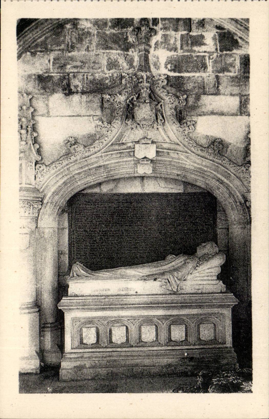Les Baux — Tombeau de la famille Manville à l'église Saint-Vincent — Éditeur J. Georges-Carles, n° 213