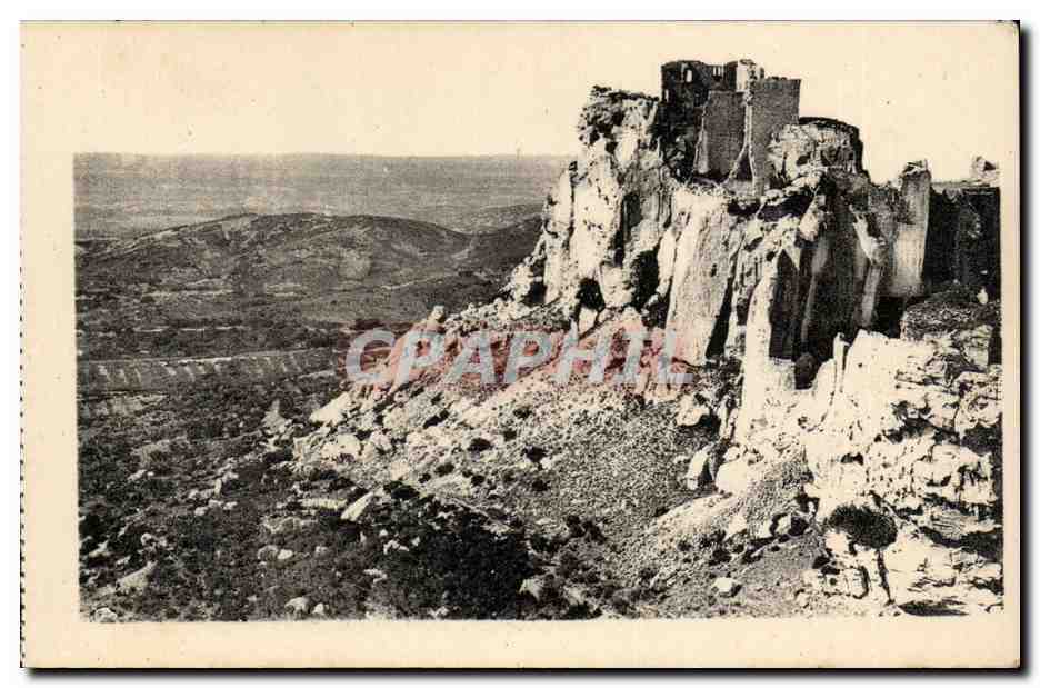 Les Baux — Ruinen des feudalen Schlosses — Verlag J. George-Arlès, Nr. 203