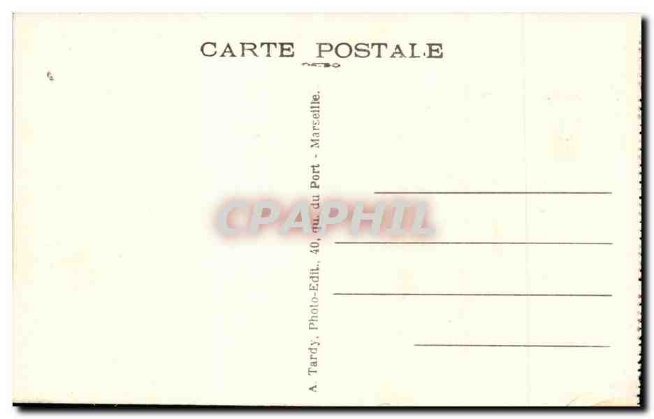 Martigues CPA Le miroir des oieseaux — Rückseite