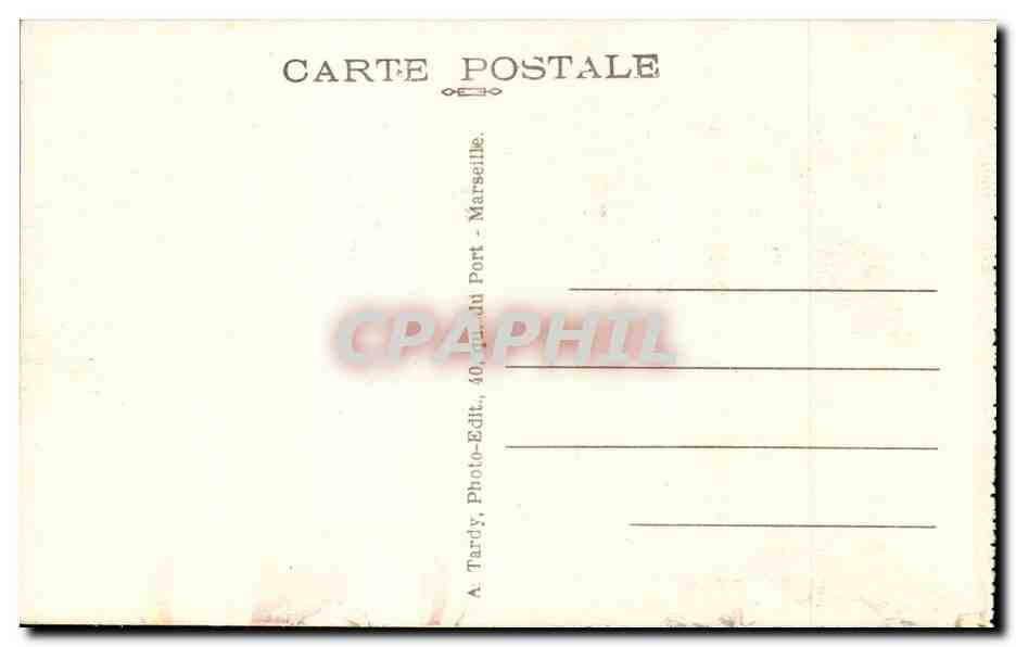 Martigues CPA La peche a la sardine TOP — Rückseite