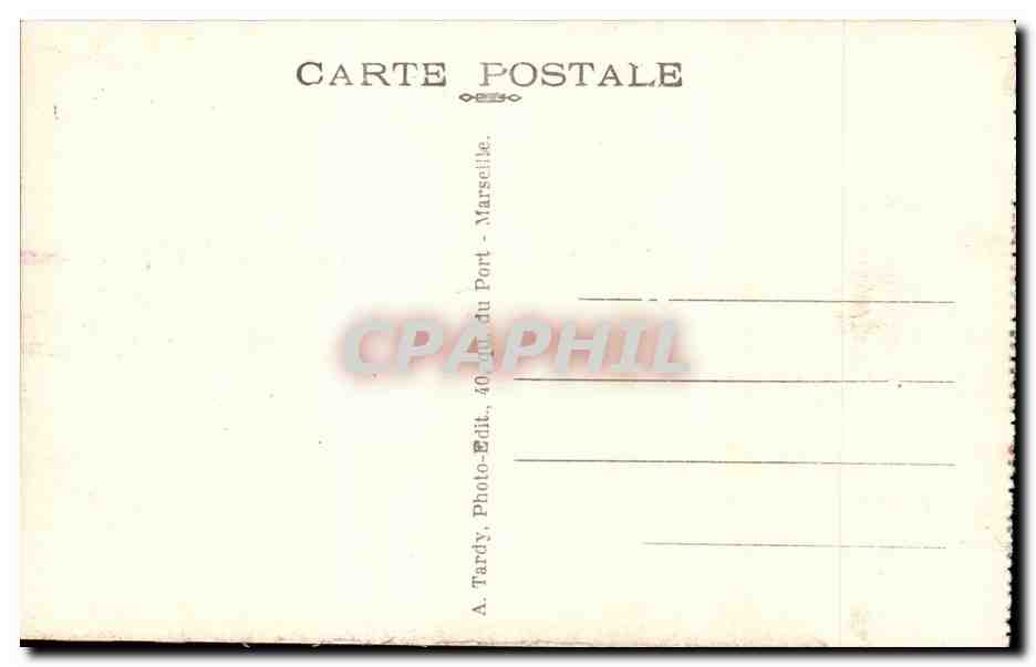 Martigues CPA Le nouveau pont tournant (la Venise provencale) — Rückseite