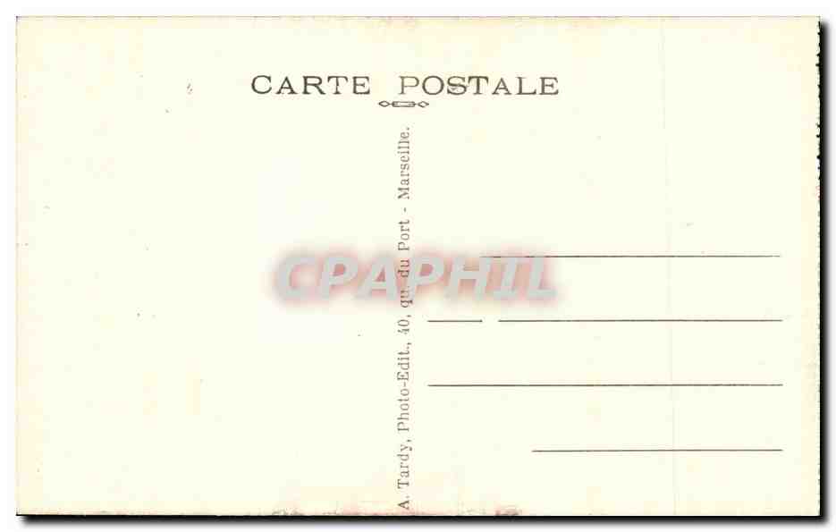 Martigues CPA Le miroir des oiseaux (la Venise provencale) — Rückseite