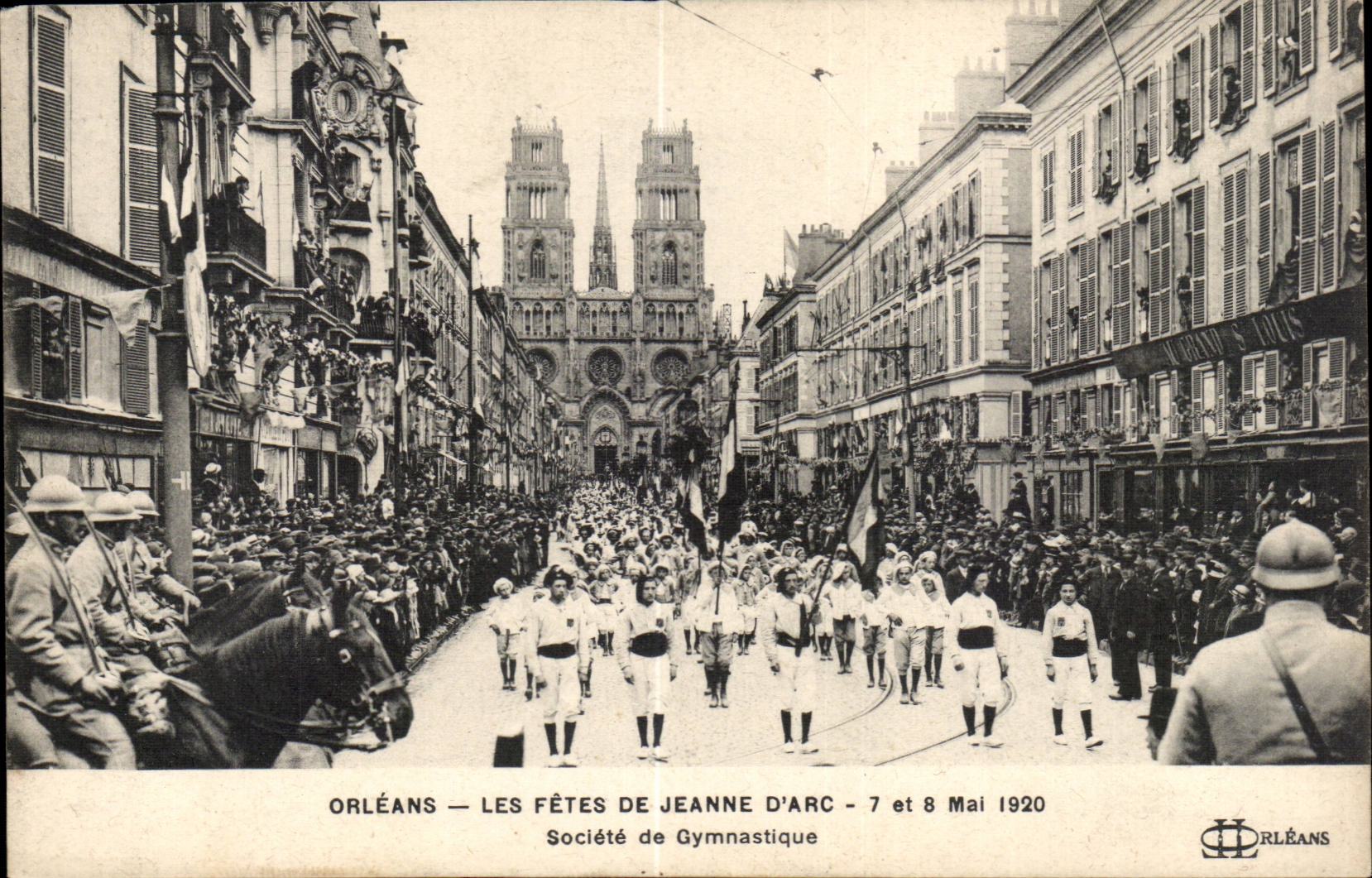 Orléans — Les Fêtes de Jeanne d'Arc — 7 et 8 Mai 1920 — Société de Gymnastique