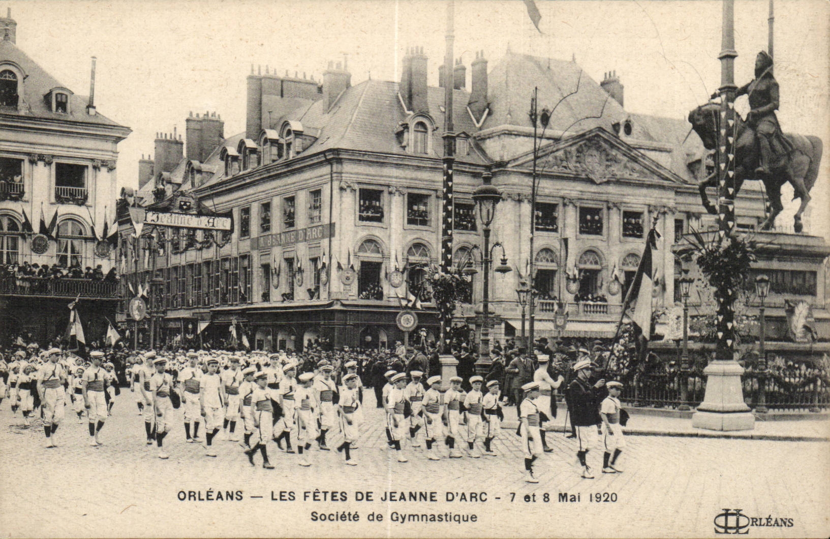 Orleans CPA FEtes de Jeanne d'arc 7 et 9 mai 1920 Societe de Gymnastique (sport)
