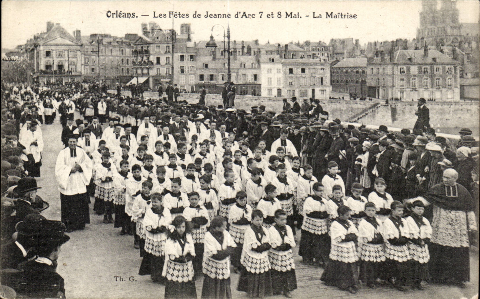 Orleans CPA FEtes de Jeanne d'arc 7 et 9 mai La Maitrise