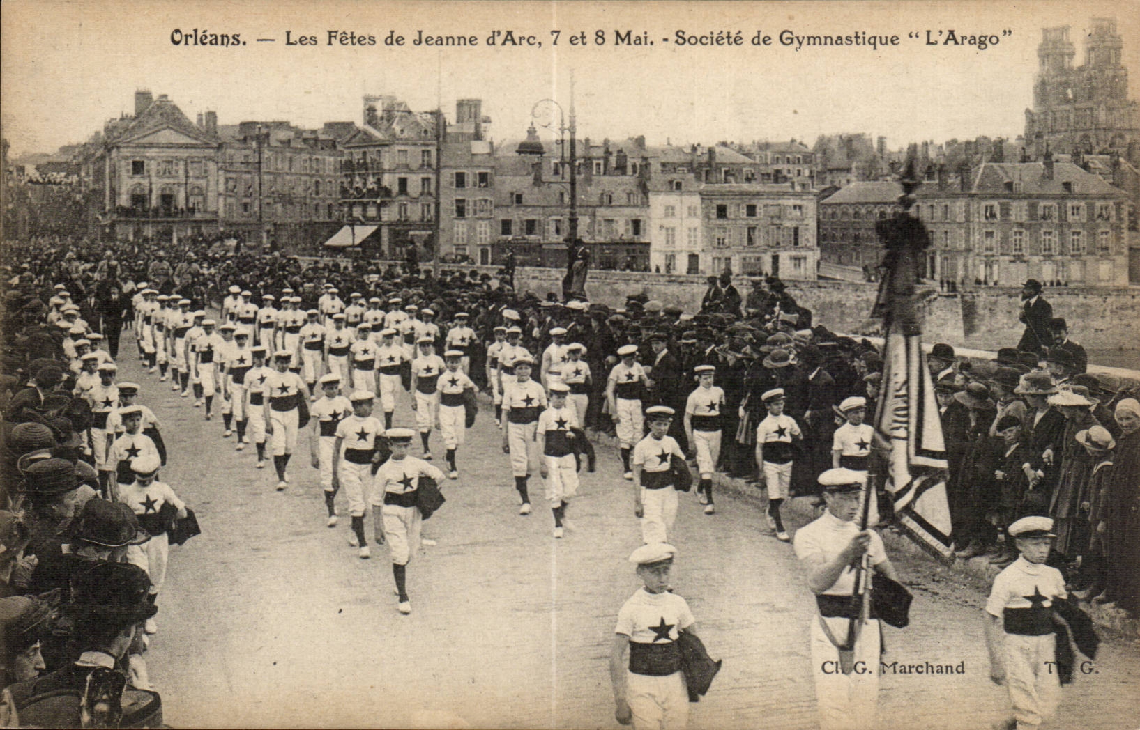 Orleans CPA FEtes de Jeanne d'arc 7 et 9 mai Societe de Gymnastique L'arago (sport)