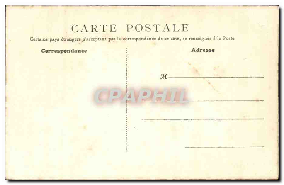 Orleans CPA Hotel de ville — Rückseite